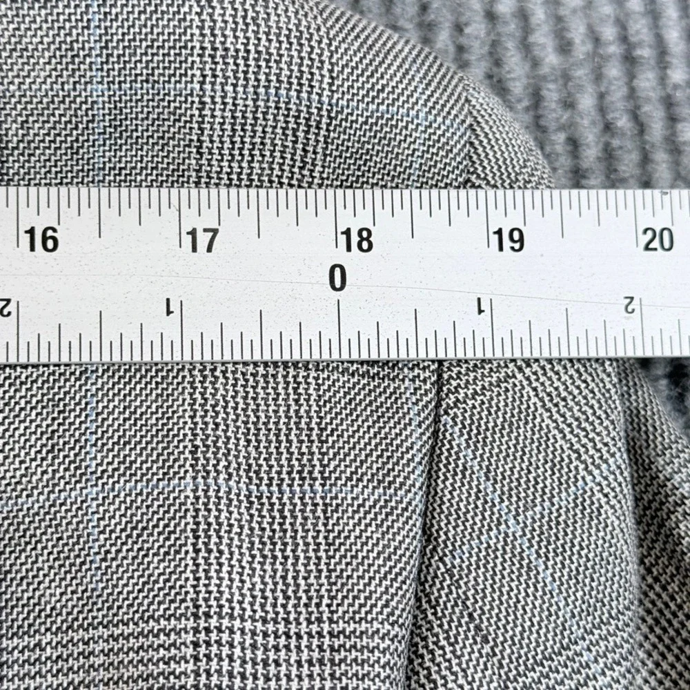 Jos A Bank Signature Collection Silk Camelhair Blazer Men 42R Tan Plaid Coat